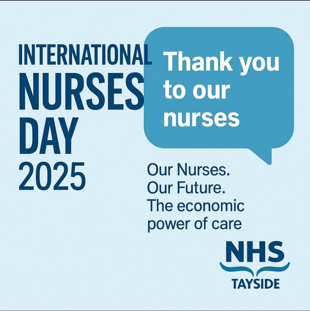 🎉💙Celebrating all our nurses and Midwives across NHS Tayside 🎉💙 #TeamTayside <a href="/simonnhstayside/">Simon Dunn</a> <a href="/lesharkey1/">Lesley</a> <a href="/NHSTayside/">NHS Tayside</a> <a href="/NHSTaysideCEO/">NHSTaysideCEO</a> <a href="/FnpTayside/">FNP Tayside</a>