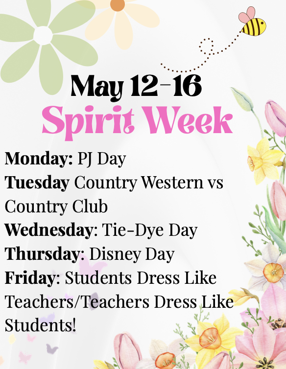 WVMSDragons's tweet image. WV Spring Spirit Week begins today! Details below ⬇️ #WVMS #LMSD #WVSpringSpiritWeek2025