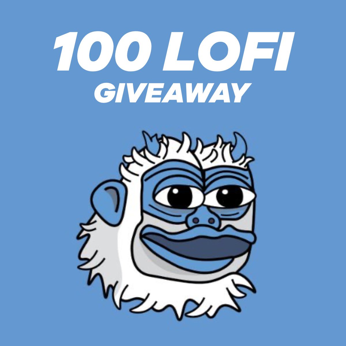 💧𝗦𝘂𝗶 𝗠𝗲𝗺𝗲 𝗚𝗶𝘃𝗲𝗮𝘄𝗮𝘆💧

100 $LOFI Tᴏᴋᴇɴs 🧊 

To participate: 
• Follow <a href="/mauricedefi/">Maurice 🐉</a> + <a href="/lofitheyeti/">Lofi The Yeti</a> 
• Like + Retweet
• Tag a friend

Wɪɴɴᴇʀ ᴀɴɴᴏᴜɴᴄᴇᴅ ɪɴ 48 ʜᴏᴜʀs ⏰