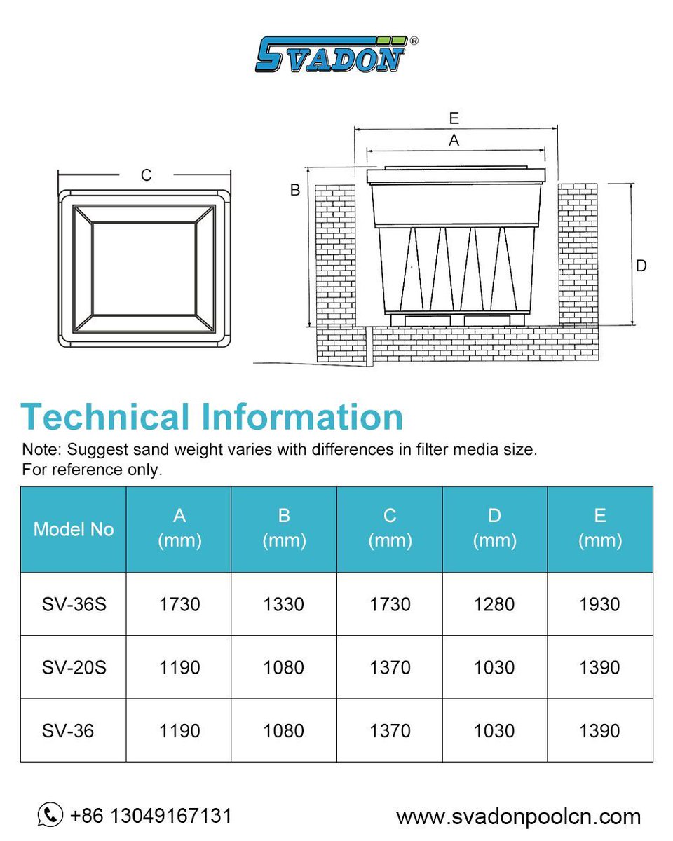 Angelica0313668's tweet image. Svadon Pool In-ground Filter

It is fully configured to meet the needs of one machine and multi-purpose of the swimming pool!  

#swimmingpoolfilter #Ingroundfilterforpool #piscinafilter #poolfiltrationsystem #svadon