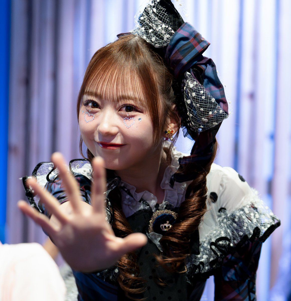 porero0178's tweet photo. 2025.5.11
「ひさしぶりだねっ！あつまれぴょんちゃんず₍ᐢ‥ᐢ₎ ♡」
＠ KIWA TENNOZ

顔ハートからの～ハッ！！(｀っ｡•ω•｡´)っ━☆ﾟ.*･｡

#大盛真歩 #AKB48 
#まほぴょんファンクラブイベント https://t.co/VP2SWAIPNc
