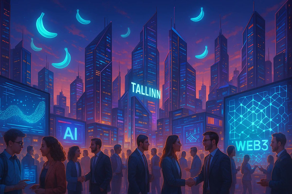 Want to decode the future of the Internet, AI &amp; Web3? 🤔

Join the techno-optimists at BananaConf Tallinn! 🍌 It's the 4th edition of the Nordics' BIGGEST AI &amp; Web3 event, happening NEXT WEEK: May 20-21, 2025!

#BananaConf #Web3 #AI