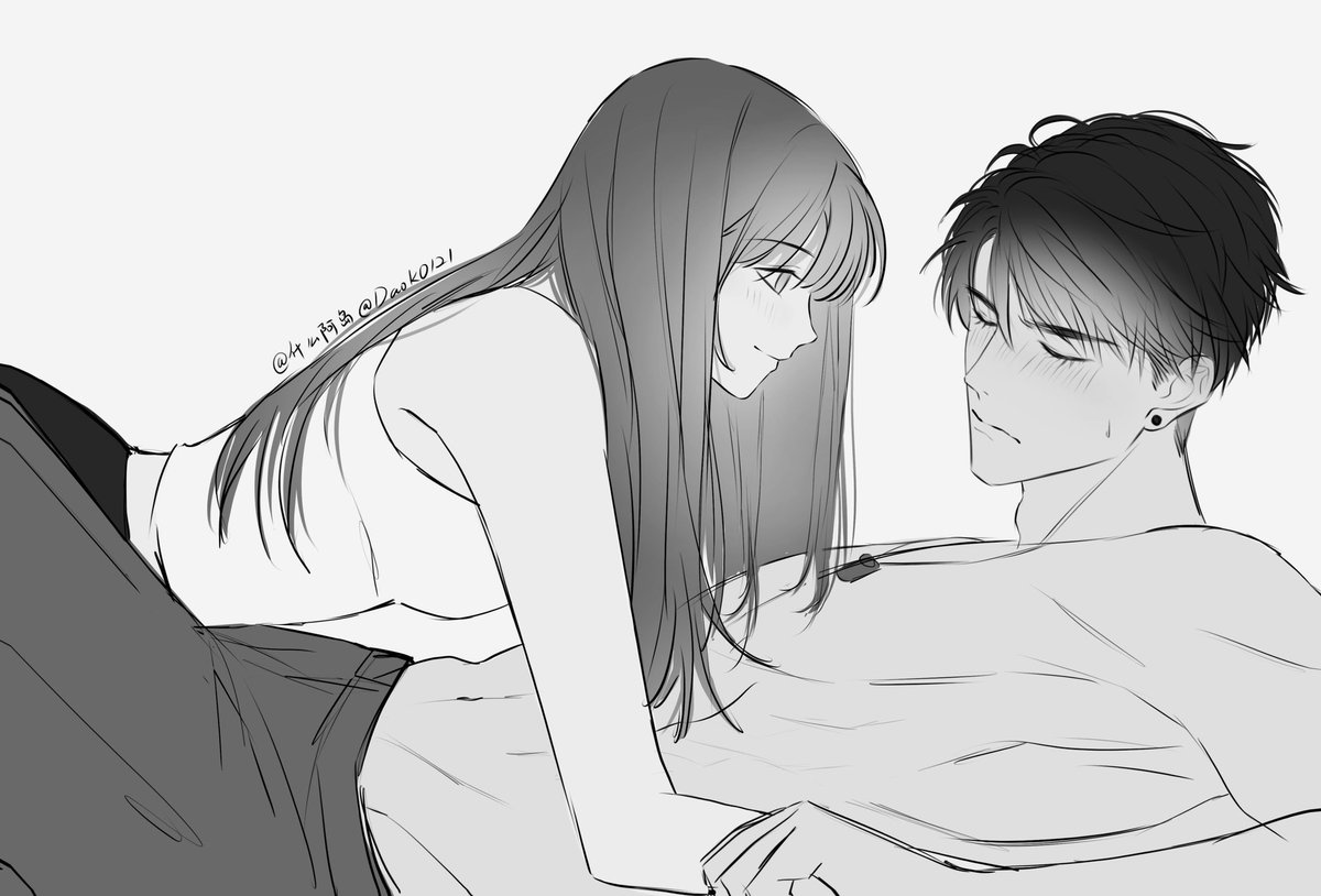 🍎还原一下105秘密时光💦
头发扫到腹肌和胸肌上痒痒的
以及
夏以昼喜欢正面😇

#恋と深空 #Caleb #夏以昼 #恋与深空 #LoveandDeepspace #マヒル