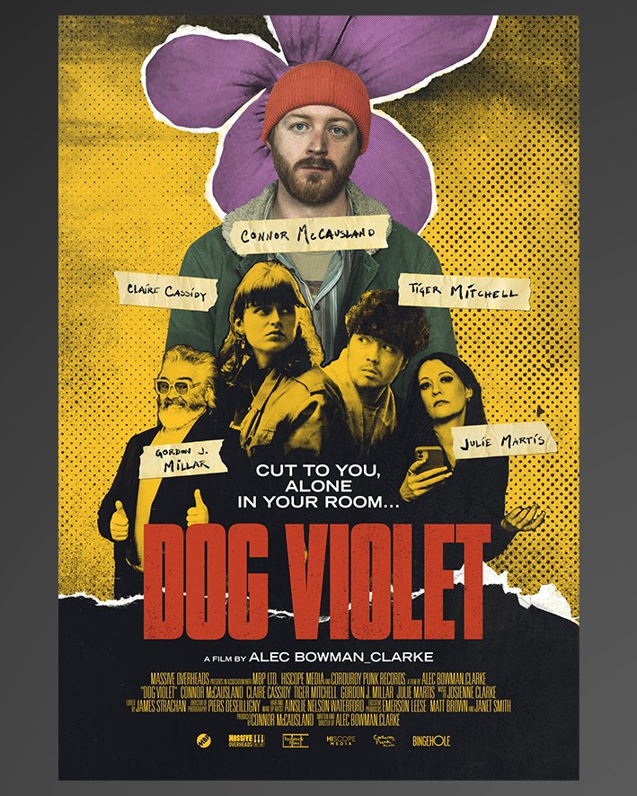 Make sure to give (@)massiveoverheadsprods a follow over on Insta to keep up to date with DOG VIOLET.