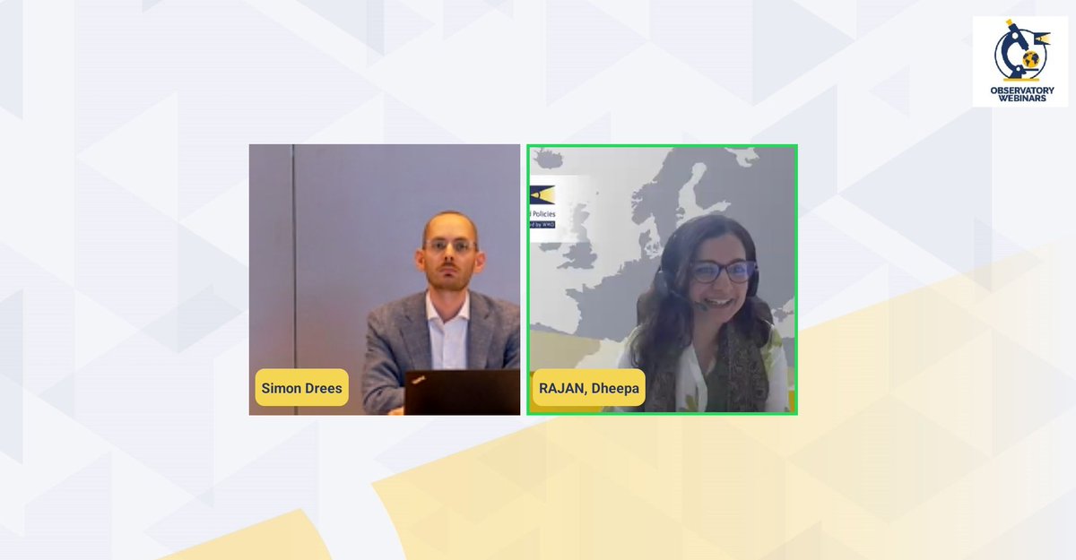 OBShealth's tweet photo. #OBSWebinars: Simon Drees (@EU_reforms @EU_Commission) highlights the sustainability angle when it comes to primary health care, showing the importance of strengthening #PHC with timely, innovative reforms that will help systems now & in the future
https://t.co/vUaD9Lgv0s #EUPHW https://t.co/rkcqAazf7h