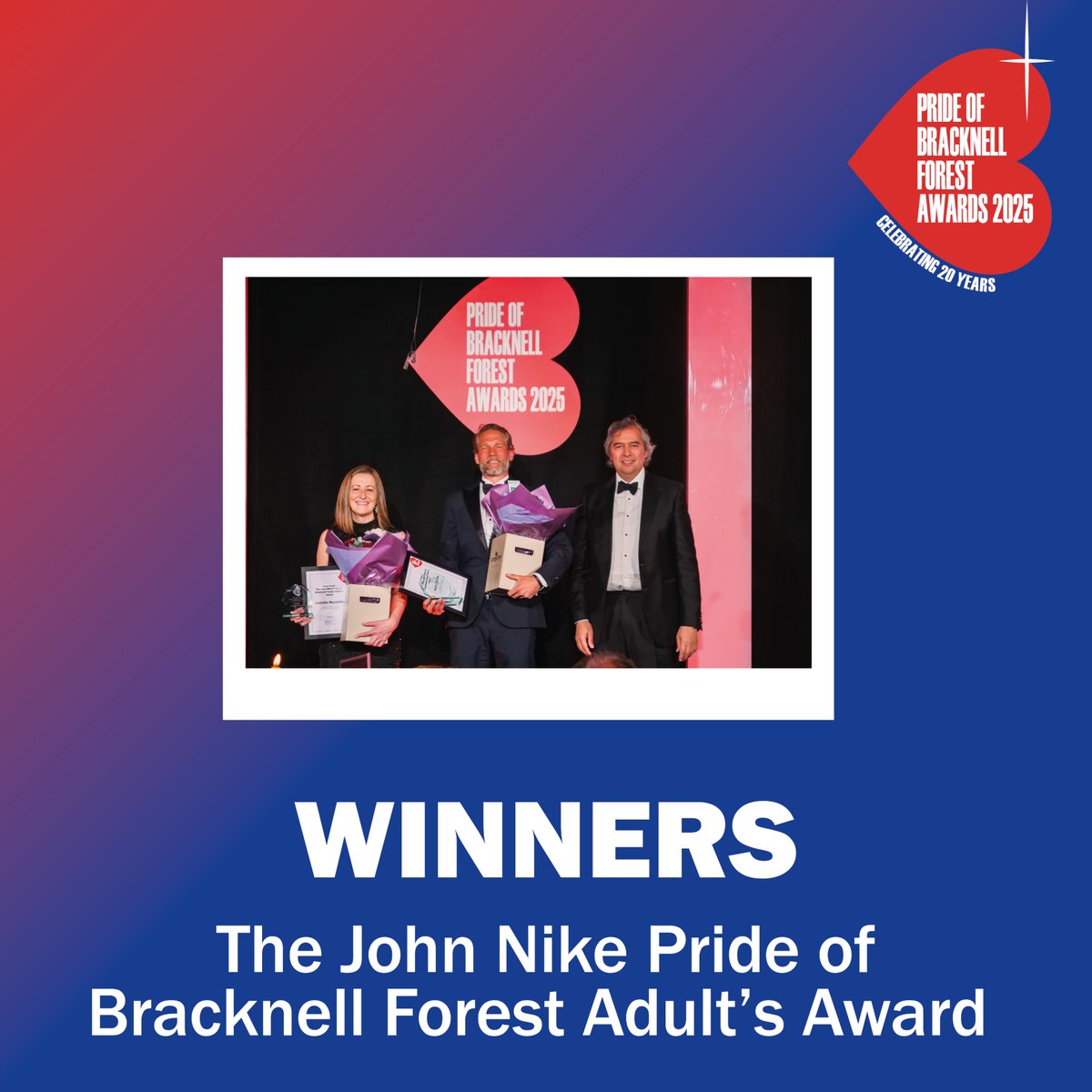 Pride of Bracknell Forest Awards (@pobfa) on Twitter photo Sponsored by <a href="/cgchirp/">Content Guru</a>, Mark Harvey won the 2025 John Nike Pride of Bracknell Forest Adultโs Award for his incredible work with Andyโs Man Club. ๐ ๐
Read more about Mark and our amazing Silver winner, Collette Reynolds, here: bit.ly/3H54mnBย #Celebrating20YearsOfPoBFA Sponsored by <a href="/cgchirp/">Content Guru</a>, Mark Harvey won the 2025 John Nike Pride of Bracknell Forest Adultโs Award for his incredible work with Andyโs Man Club. ๐ ๐
Read more about Mark and our amazing Silver winner, Collette Reynolds, here: bit.ly/3H54mnBย #Celebrating20YearsOfPoBFA