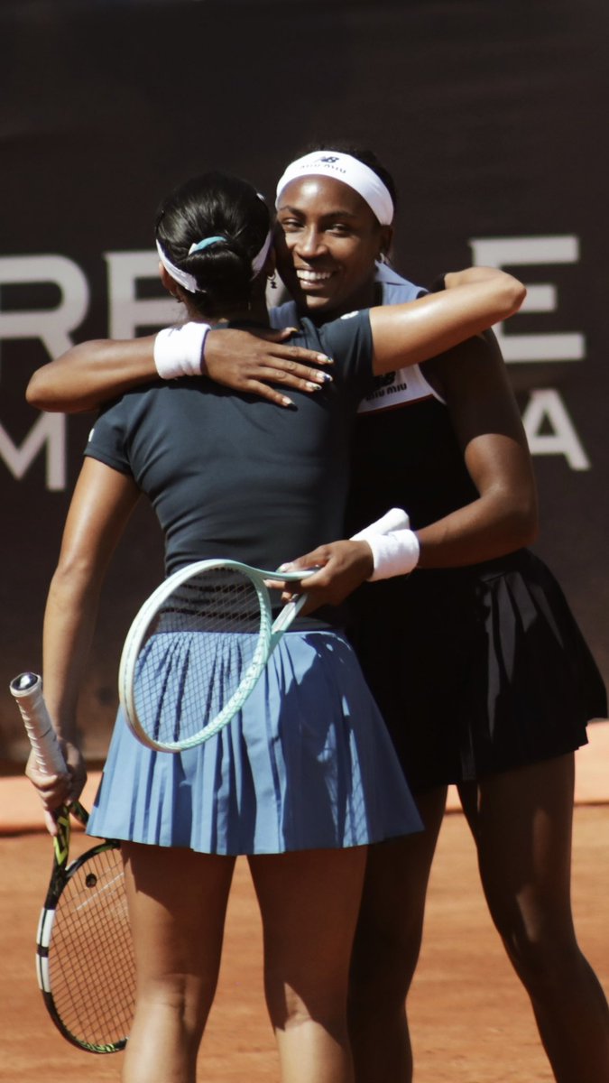 ModestoBanzon's tweet image. Alex Eala and Coco Gauff photographed by me during their first win at the doubles match at Foro Italico. #IBI25 #InternazionalidItalia
WTA ATP ROME