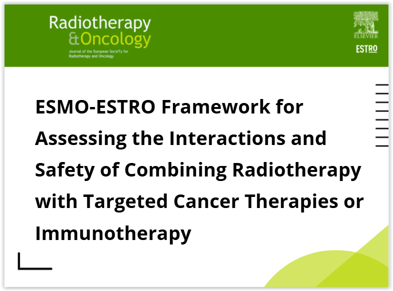 ESTRO (@estro_rt) on Twitter photo 🆕 ESMO-ESTRO framework for assessing the interactions and #safety of combining #radiotherapy with targeted cancer therapies or #immunotherapy, published in <a href="/RO_GreenJournal/">Radiotherapy & Oncology</a>.
👉 shorturl.at/FDkzA <a href="/myESMO/">ESMO - Eur. Oncology</a> #radonc 🆕 ESMO-ESTRO framework for assessing the interactions and #safety of combining #radiotherapy with targeted cancer therapies or #immunotherapy, published in <a href="/RO_GreenJournal/">Radiotherapy & Oncology</a>.
👉 shorturl.at/FDkzA <a href="/myESMO/">ESMO - Eur. Oncology</a> #radonc