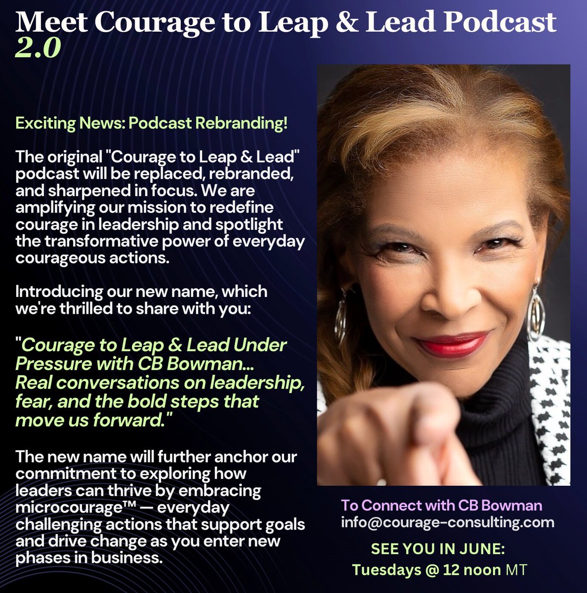Courage to Leap & Lead (@cbbowman) on Twitter photo 
