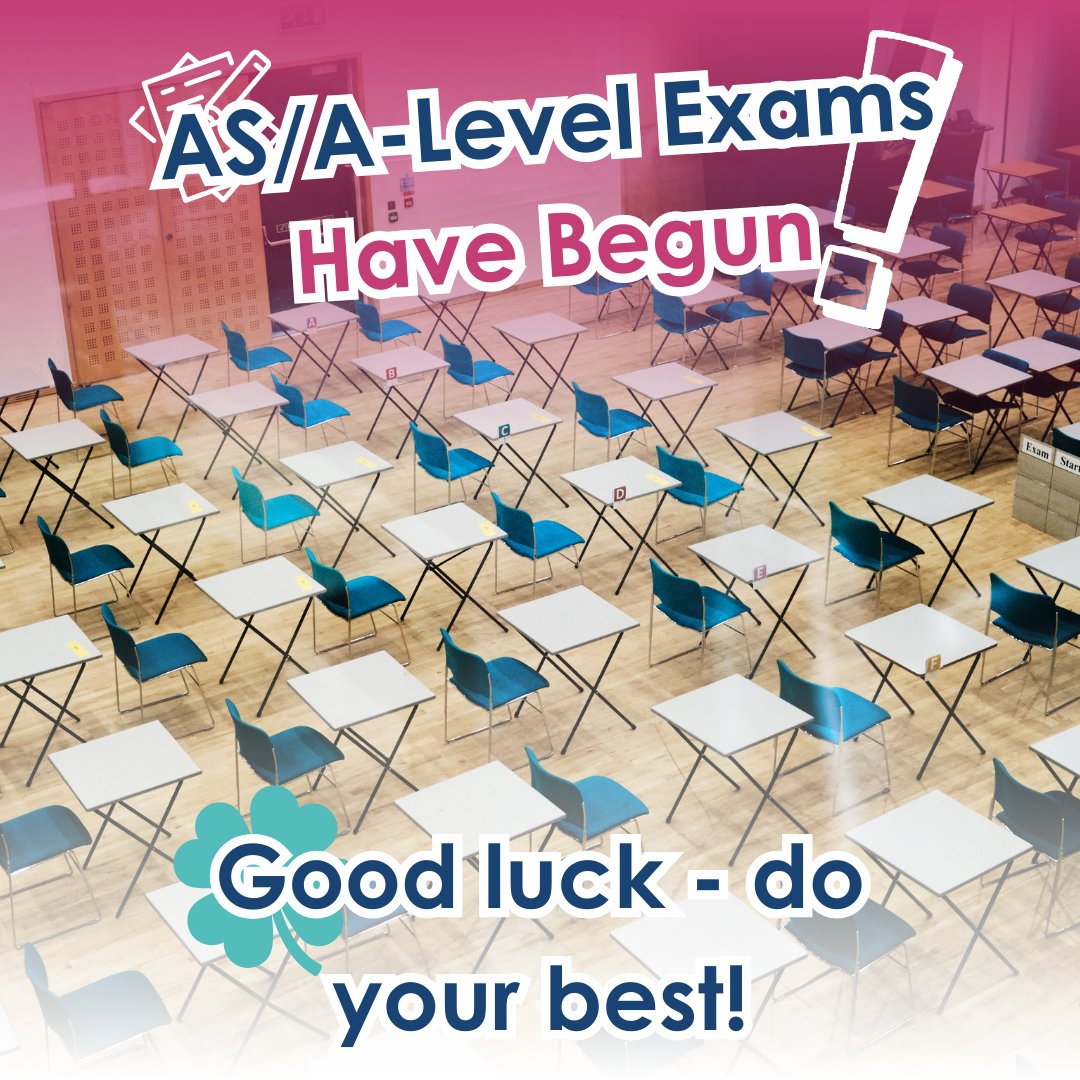 JCSFCollege's tweet photo. AS/A-Level Exams Have Begun! 📝

Best of luck to everyone - we know you can do it! 😁🍀

#exam #examseason #alevel #aslevel #collegelife #ofsted #ofstedoutstanding #Birmingham #keepgrowing #jcc https://t.co/Jee6ysAzdQ