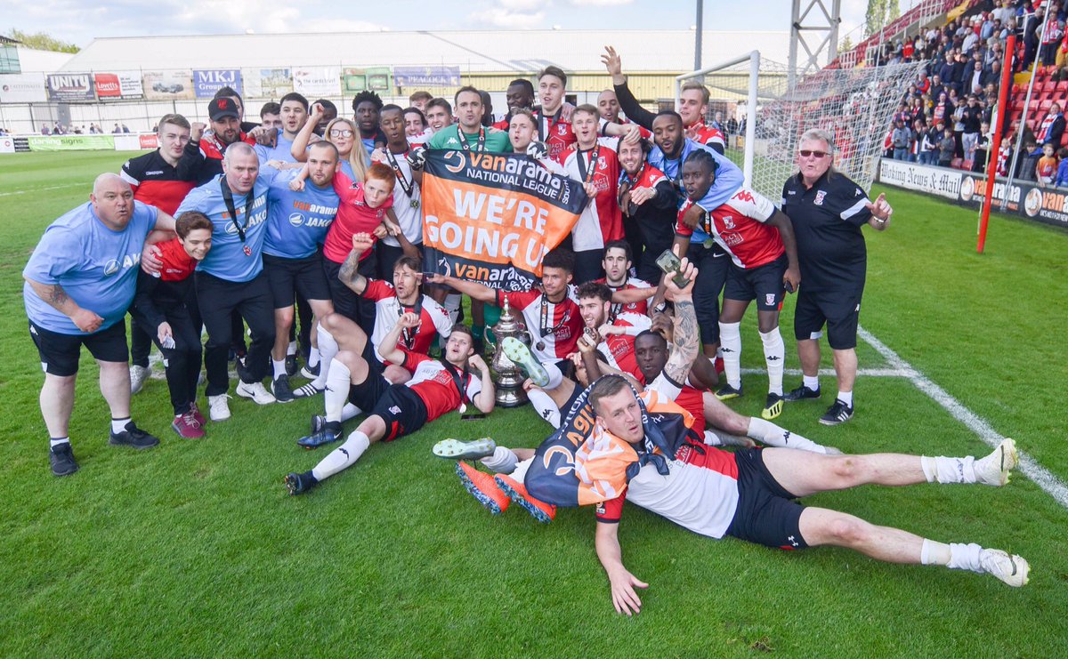 6 years ago today: Woking 1 Welling United 0, the Cardinals are promoted back to the Conference National at the first time of asking in the play off final at Kingfield in front of 4,865 🇲🇨 pics DHolmes