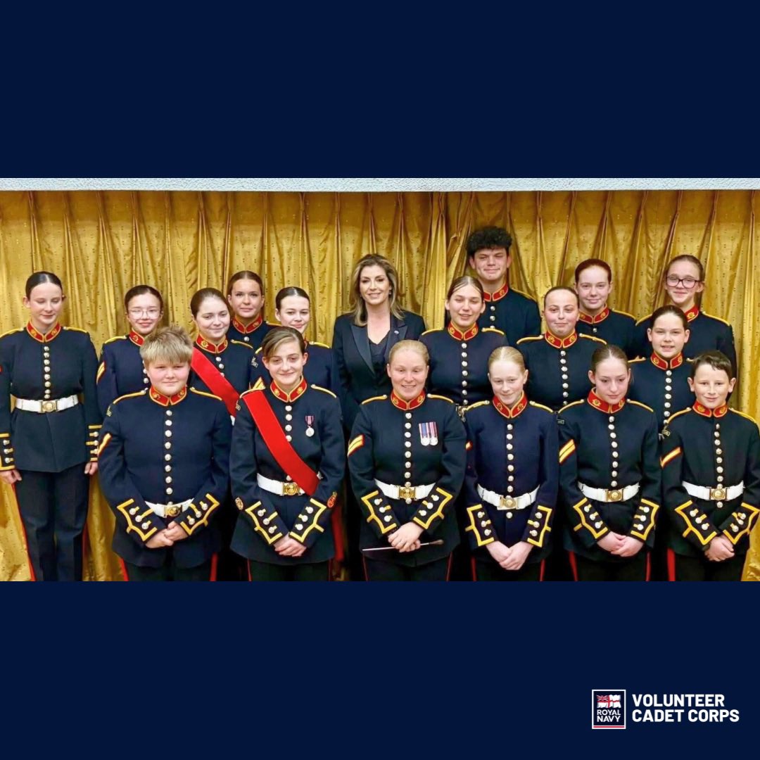 Volunteer Cadet Corps (@vcccadets) on Twitter photo Saturday: <a href="/BandsRMVCC/">Bands of the Royal Marines Volunteer Cadet Corps</a> played at the <a href="/OfWrens/">Association of Wrens</a> Reunion Dinner at the Royal Maritime Hotel, Portsmouth.
Honoured to meet guest of honour <a href="/PennyMordaunt/">Penny Mordaunt</a>, who spoke with cadets & posed for photos. Saturday: <a href="/BandsRMVCC/">Bands of the Royal Marines Volunteer Cadet Corps</a> played at the <a href="/OfWrens/">Association of Wrens</a> Reunion Dinner at the Royal Maritime Hotel, Portsmouth.
Honoured to meet guest of honour <a href="/PennyMordaunt/">Penny Mordaunt</a>, who spoke with cadets & posed for photos.