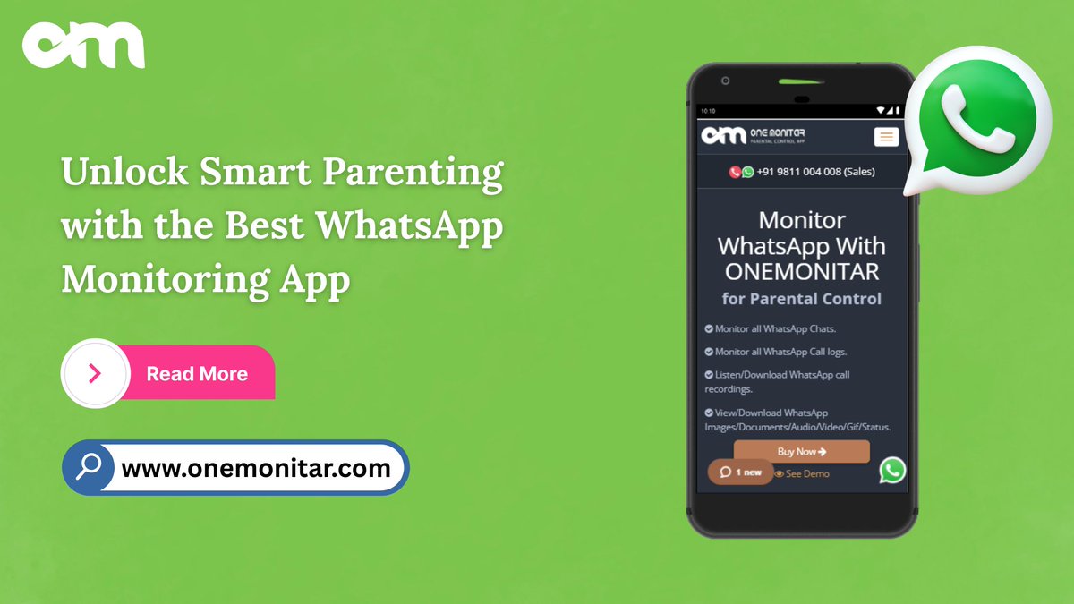 onemonitar1's tweet image. Best WhatsApp Monitoring App to Monitor WhatsApp Chats and Calls
omonitar.wixsite.com/onemonitar/pos…

#WhatsAppMonitoring #WhatsAppMonitoringApp #MonitorWhatsApp