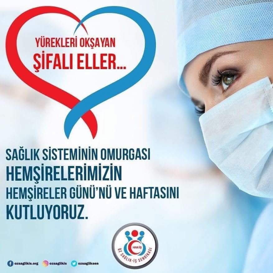 EyceIbrahim's tweet photo. Sağlık sisteminin omurgası Hemşirelerimizin, Hemşireler Günü'nü ve Haftasını kutluyorum. https://t.co/QBEXgvWU9J