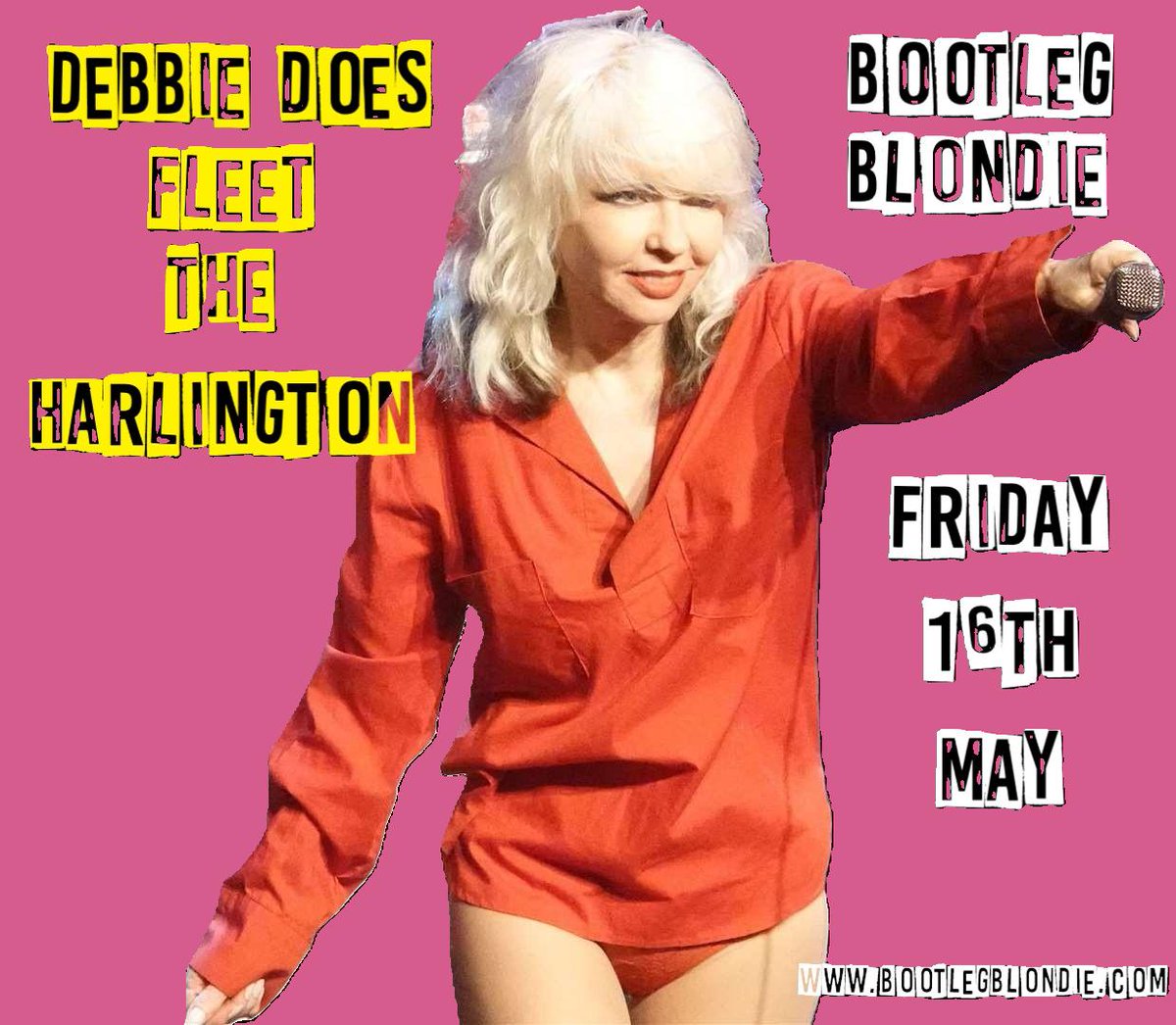 Debbie Harris DOES PORTSMOUTH AND FLEET THIS WEEK HURRY UP HURRY UUUUP! Bootleg Blondie Band