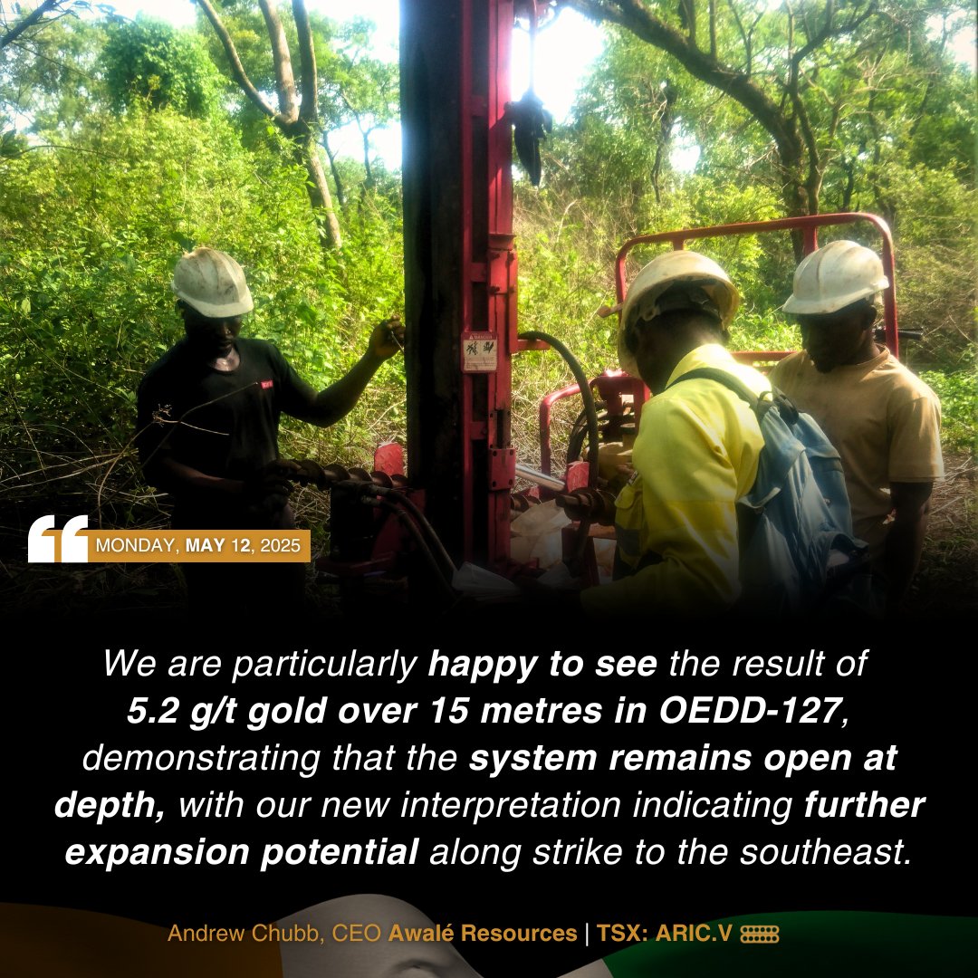 AwaleResources's tweet image. $ARIC.V CEO Andrew Chubb speaks about today's Charger news release: