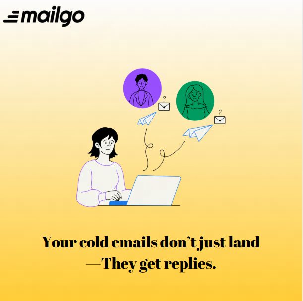 📩 No replies to your cold emails? Here’s why — and how to fix it.

As a SaaS founder, it’s frustrating when your cold emails go unanswered. Here’s why that happens:

At Mailgo, we focus on solving these challenges:
· AI-powered lead discovery
helps you target the right audience.
