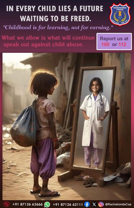 In every child lies a future waiting to be freed. Childhood is for learning, not for earning. What we allow is what will continue to speak out against child abuse.