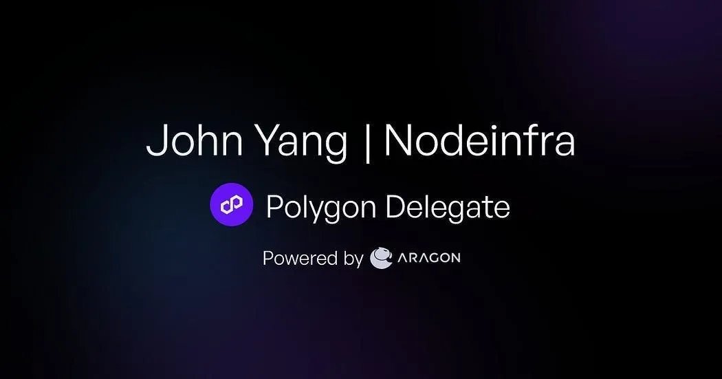 Nodeinfra (@nodeinfra) on Twitter photo As the 6th largest governance delegate by voting power for <a href="/0xPolygonFdn/">Polygon Foundation</a>, we've reviewed the latest PIPs:
PIP-61: Strong Accept
PIP-62: Weak Accept
PIP-63: Strong Accept
PIP-64: Weak Accept
Check out our detailed rationale: medium.com/@nodeinfra As the 6th largest governance delegate by voting power for <a href="/0xPolygonFdn/">Polygon Foundation</a>, we've reviewed the latest PIPs:
PIP-61: Strong Accept
PIP-62: Weak Accept
PIP-63: Strong Accept
PIP-64: Weak Accept
Check out our detailed rationale: medium.com/@nodeinfra