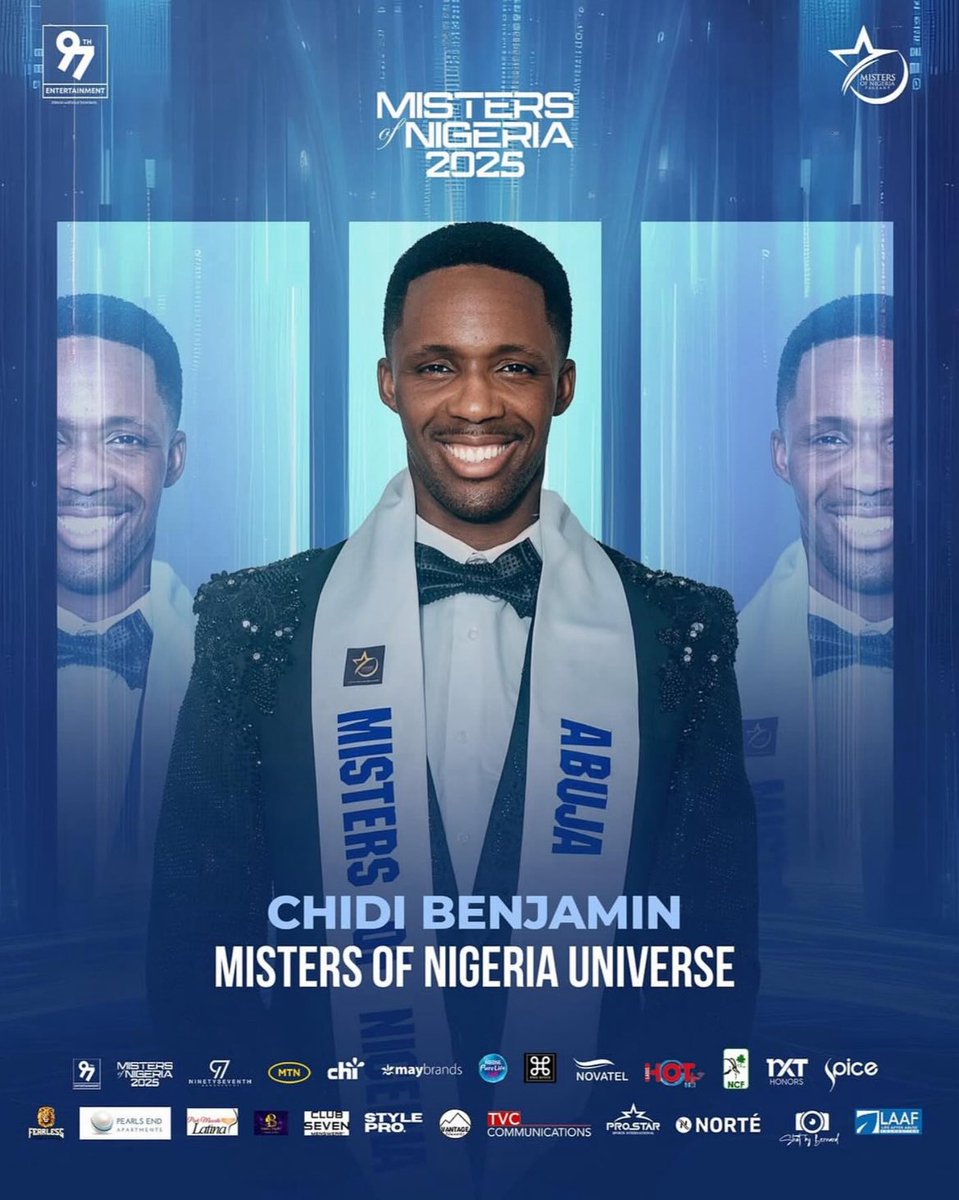 CUgetsbuckets's tweet image. THANK GOD! 
BLESSED TO BE THE FIRST EVER MISTER UNIVERSE NIGERIA! 🙏🏾🇳🇬