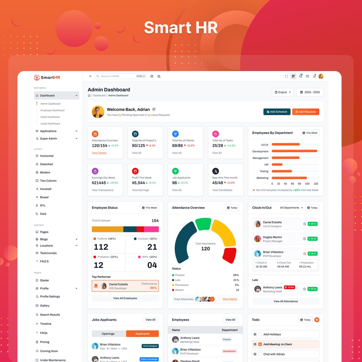 dreamstechltd's tweet image. Boost your HR management with SmartHR – a powerful React admin dashboard built for modern HR teams!
🔗 themeforest.net/item/smarthr-r…
#ReactTemplate #HRMS #AdminDashboard #SmartHR #WebApp #HRTech