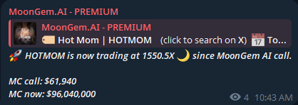 MoonGem AI tweet media