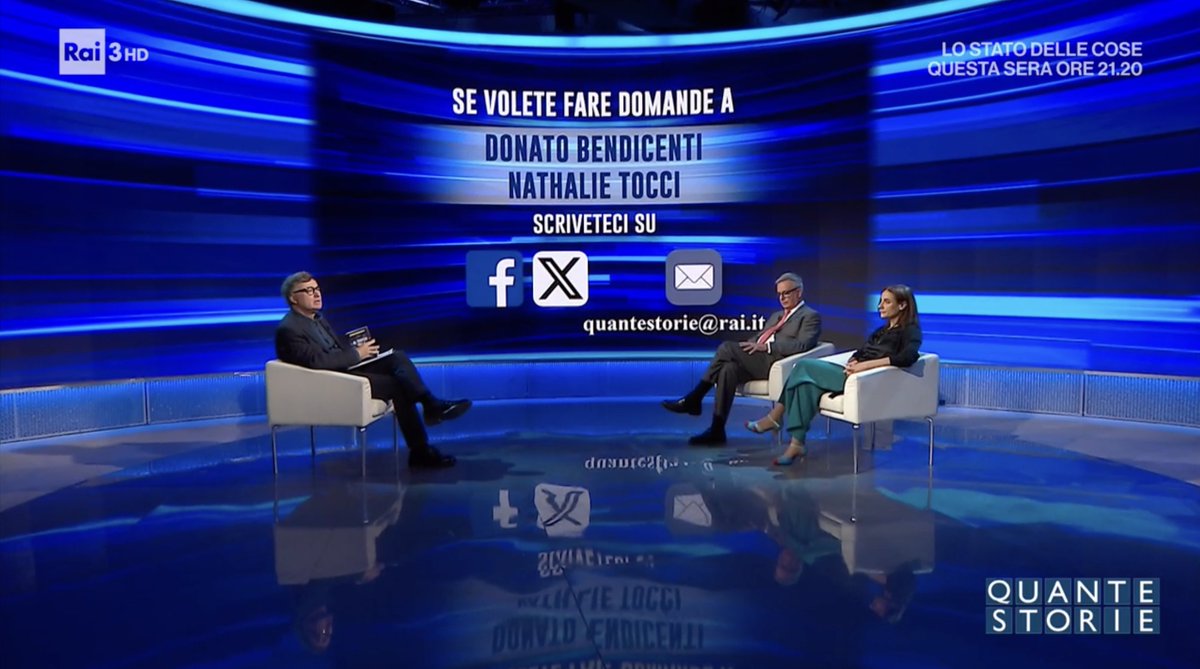 Quante Storie (@quantestorierai) on Twitter photo Per fare domande al nostro ospite potete scrivere sui nostri social e alla mail:
quantestorie@rai.it
Segui la puntata di #QuanteStorie anche su RaiPlay
📷

raiplay.it/dirette/rai3 Per fare domande al nostro ospite potete scrivere sui nostri social e alla mail:
quantestorie@rai.it
Segui la puntata di #QuanteStorie anche su RaiPlay
📷

raiplay.it/dirette/rai3