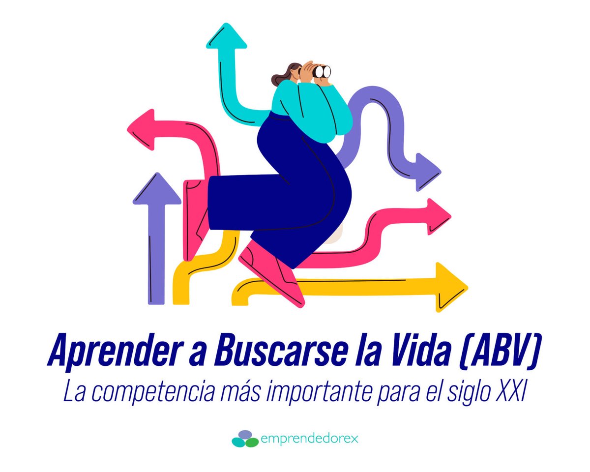 APRENDER A BUSCARSE LA VIDA (ABV) LA COMPETENCIA MÁS IMPORTANTE PARA EL SIGLO XXI. Trabajando esta competencia hoy en el marco de la ESCUELA DEL TALENTO de las provincias de Cáceres y Badajoz con alumnos y profesorado de los Institutos.

…
Adelante!!!

juancarloscasco.emprendedorex.com/aprender-a-bus…