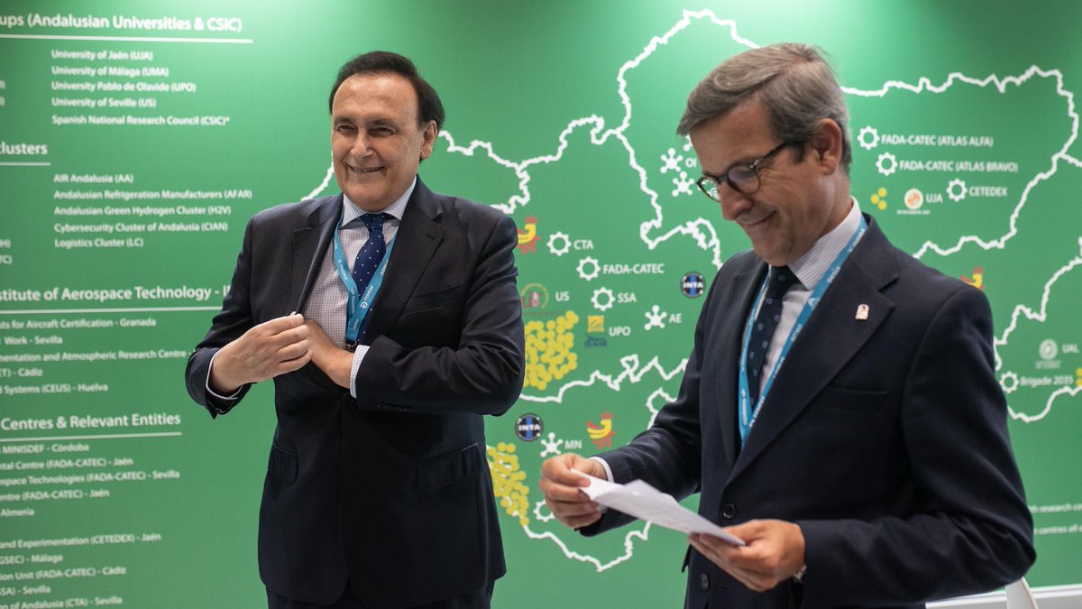 Consejería Universidad, Investigación e Innovación (@universidadand) on Twitter photo 🏁 Da comienzo #FEINDEF25, Feria Internacional de #Defensa y #Seguridad de España, en <a href="/IFEMA/">IFEMA MADRID</a>.
🟢 Hasta el 🗓️ 14 de mayo, el stand de la <a href="/AndaluciaJunta/">Junta de Andalucía</a> se convierte en punto de encuentro para el conocimiento, el intercambio de ideas y nuevas oportunidades de colaboración. 🏁 Da comienzo #FEINDEF25, Feria Internacional de #Defensa y #Seguridad de España, en <a href="/IFEMA/">IFEMA MADRID</a>.
🟢 Hasta el 🗓️ 14 de mayo, el stand de la <a href="/AndaluciaJunta/">Junta de Andalucía</a> se convierte en punto de encuentro para el conocimiento, el intercambio de ideas y nuevas oportunidades de colaboración.