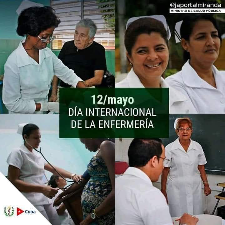 SanctiSpiritus1's tweet photo. 🇨🇺| Buenos días en este Lunes #12DeMayo , Día Internacional de la Enfermería. #SanctiSpíritusEnMarcha #Cuba  rinde homenaje a quienes con sensibilidad, entrega y profesionalidad son imprescindibles en los servicios de Salud para acompañar y salvar vidas https://t.co/gqvS8kchOa