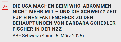 peschemuller's tweet photo. Bettel-Flyer im Briefkasten
Wer steckt hinter #ABFSchweiz (Aktionsbündnis freie Schweiz)? Ich weiss es nicht, aber ahne es. "Freie Schweiz" und "USA machen beim WHO Abkommen nicht mit..." genügen, das Schyssdräggzügli der rechten Ecke zuzuordnen? 🤔
https://t.co/NNzwW6YKI9 https://t.co/Bq9VfAbGBe