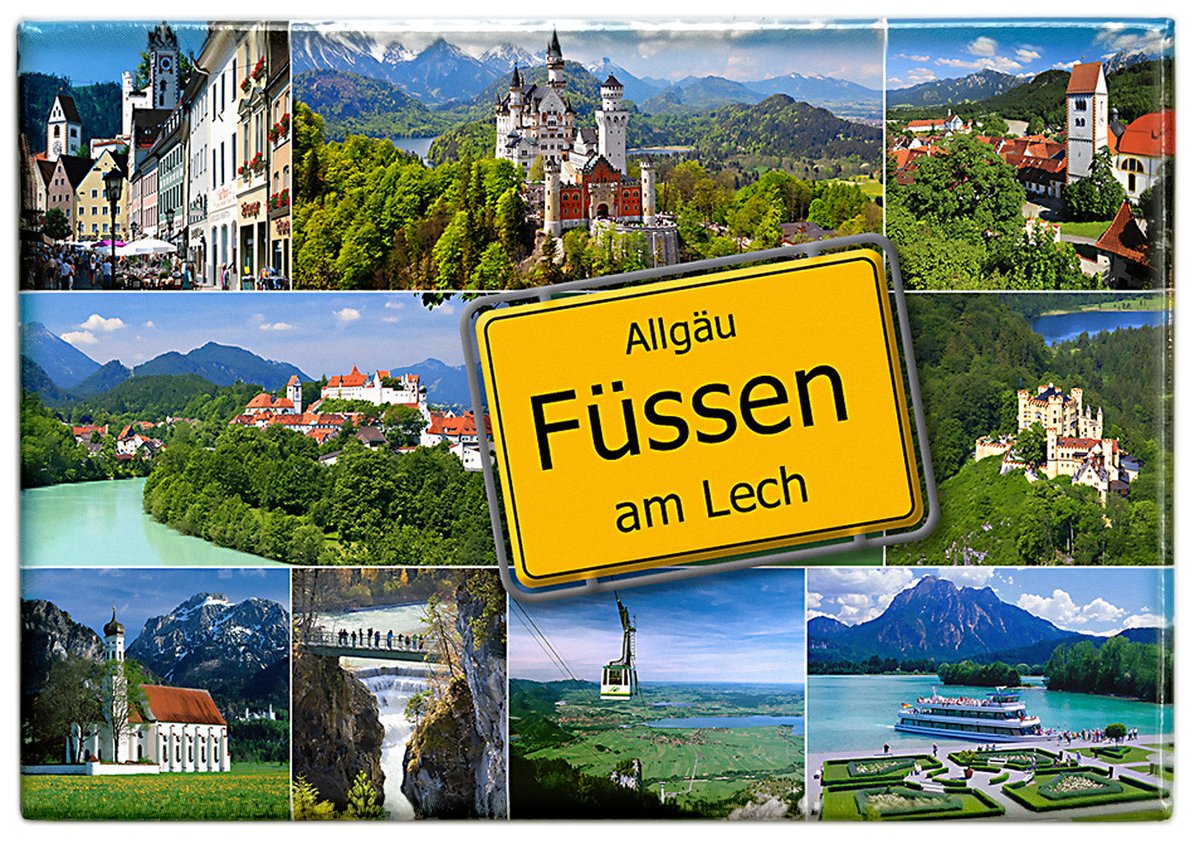 📌 Magnet „Füssen – Allgäu am Lech“ – das Allgäu auf einen Blick! allgaeu-shopping.de

#füssen #allgäu #souvenir #magnet #neuschwanstein #stcoloman #hohenschwangau #forggensee #lech #urlaubserinnerung #allgäuliebe #mitbringsel