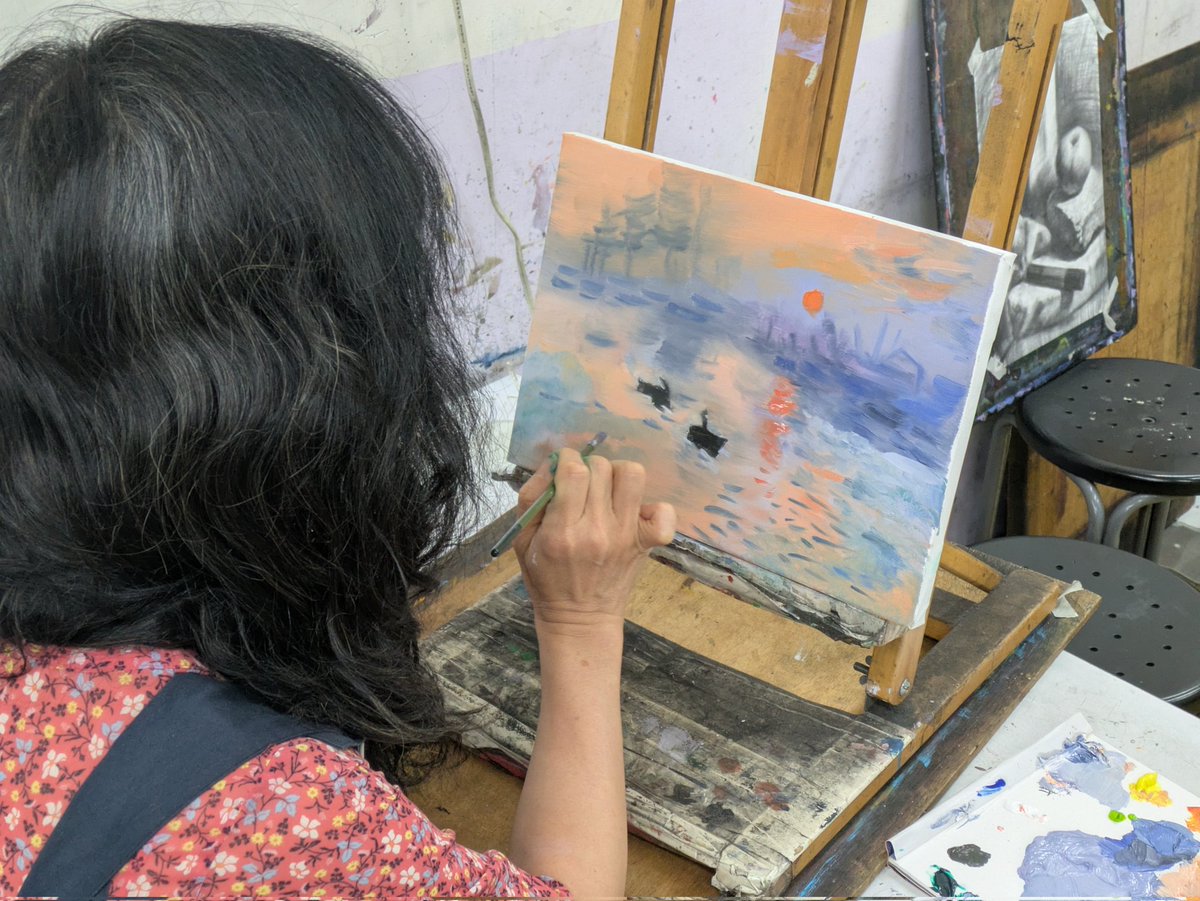 這姐姐蠻會畫得