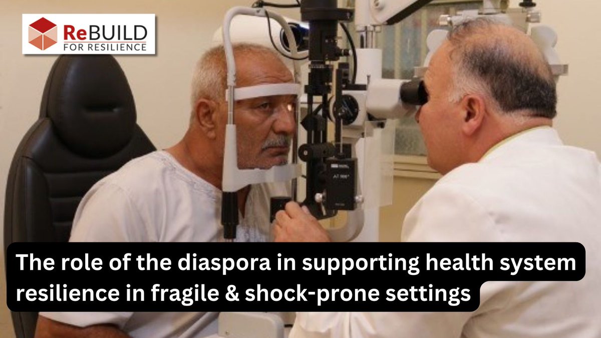 Current ReBUILD study: The role of the diaspora in supporting health system resilience in fragile &amp; shock-prone settings

Explores how human, financial &amp; social capital from the diaspora can strengthen local health system functioning

buff.ly/8QJCpf2

<a href="/FHS_AUB/">Faculty of Health Sciences at AUB</a>  <a href="/IGHD_QMU/">IGHD</a>