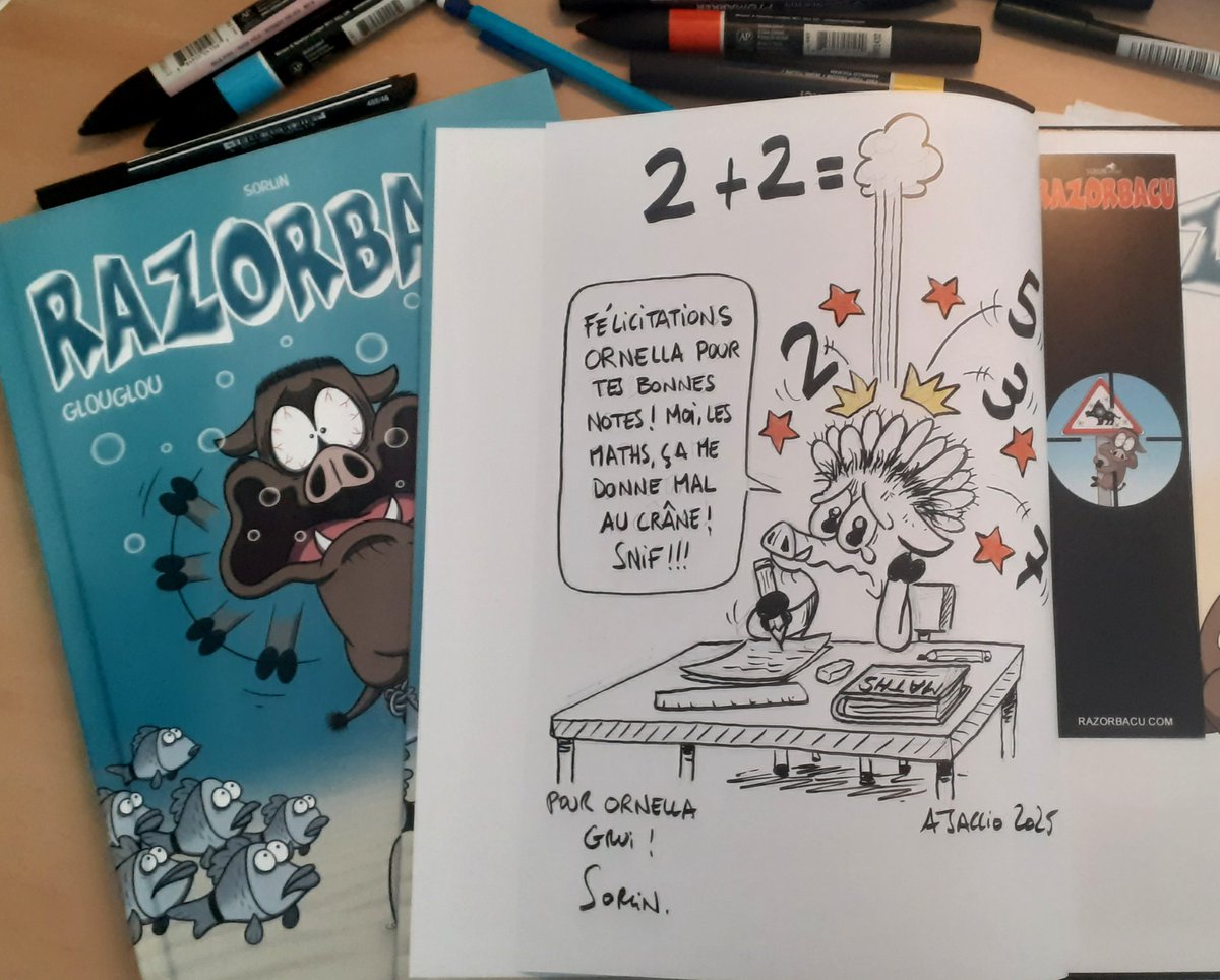 Premières dédicaces, premiers envois. Merci pour vos commandes ❤
razorbacu.com