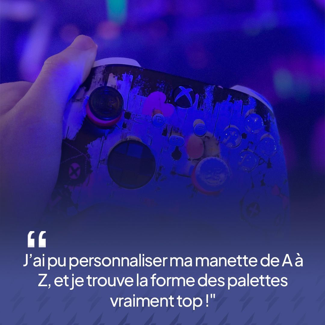 "J'ai pu personnaliser ma manette de A à Z" 🖌️ 

La créatrice de contenu Chaluna partage son ressenti après avoir personnalisé sa manette PS5 Burn !