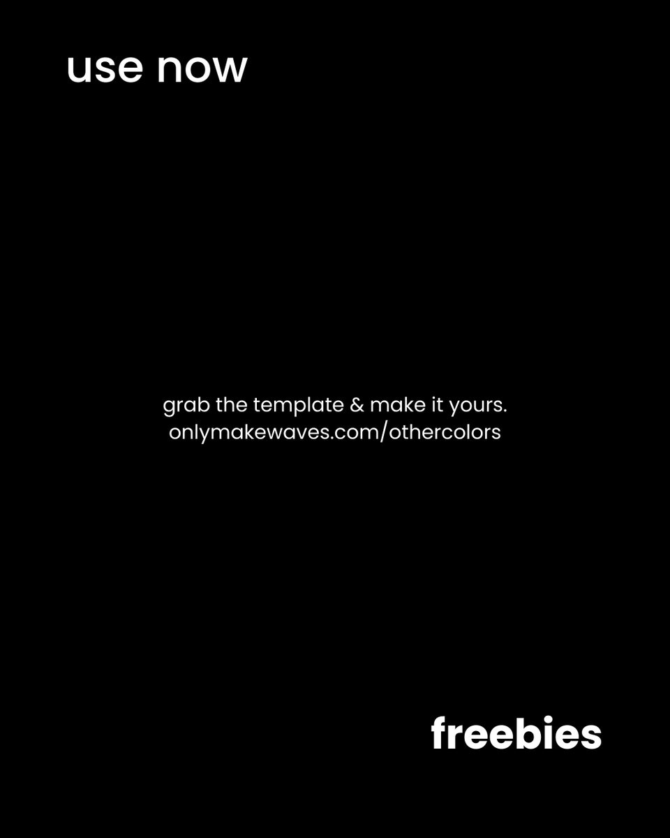 We just released a free EPK template for artists – designed by <a href="/othercolors/">Other Colors</a>.studio under Only Make Waves. This tool helps artists present themselves professionally for press features, bookings, or label submissions.
Free to use and edit.
onlymakewaves.com/othercolors