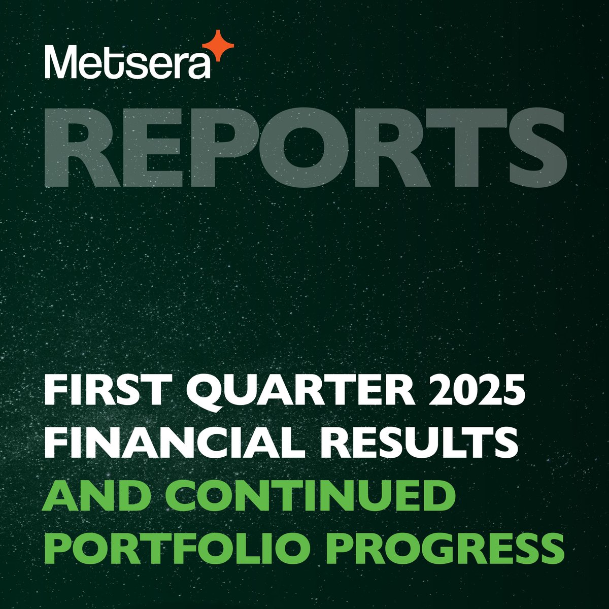 Today, we reported our first quarter 2025 financial results and continued portfolio progress. We remain on track to deliver on all of our committed clinical milestones for 2025. For more details, read the full press release here: investors.metsera.com/news-releases/…