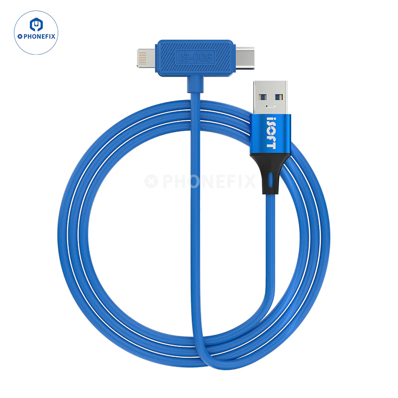 weikexiu's tweet photo. The cable makes device recovery and data transfer easier than ever. Its dual interface design means no more swapping cables or pressing buttons to switch modes.

#Phonefix #diyfixtool #ISOFT #IS-006 #isoft #datarecovery #iphonecharging #ipadcharging #datatransfer #iosrepair https://t.co/e9WCQV3Ptn