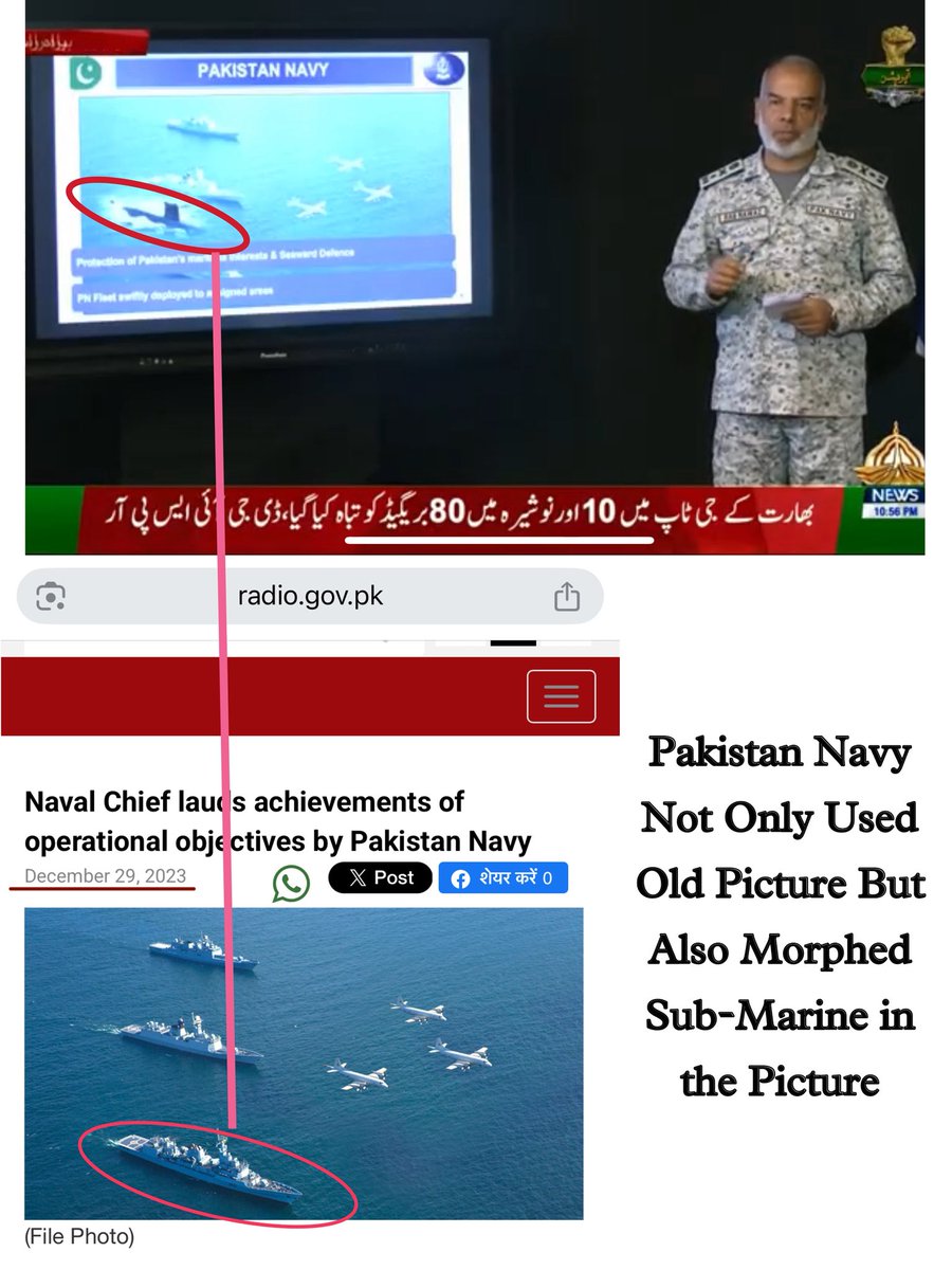 waleedhuyaar07's tweet photo. Also, the government of Pakistan's main handle used video game clips, caught a pilot already debunked by officials, our 11 bases were bamboozled, the Chinese defence system failed , zero evidence about jets shot down, claim about carrier without having it. Failed completely https://t.co/4QPJbrttGV