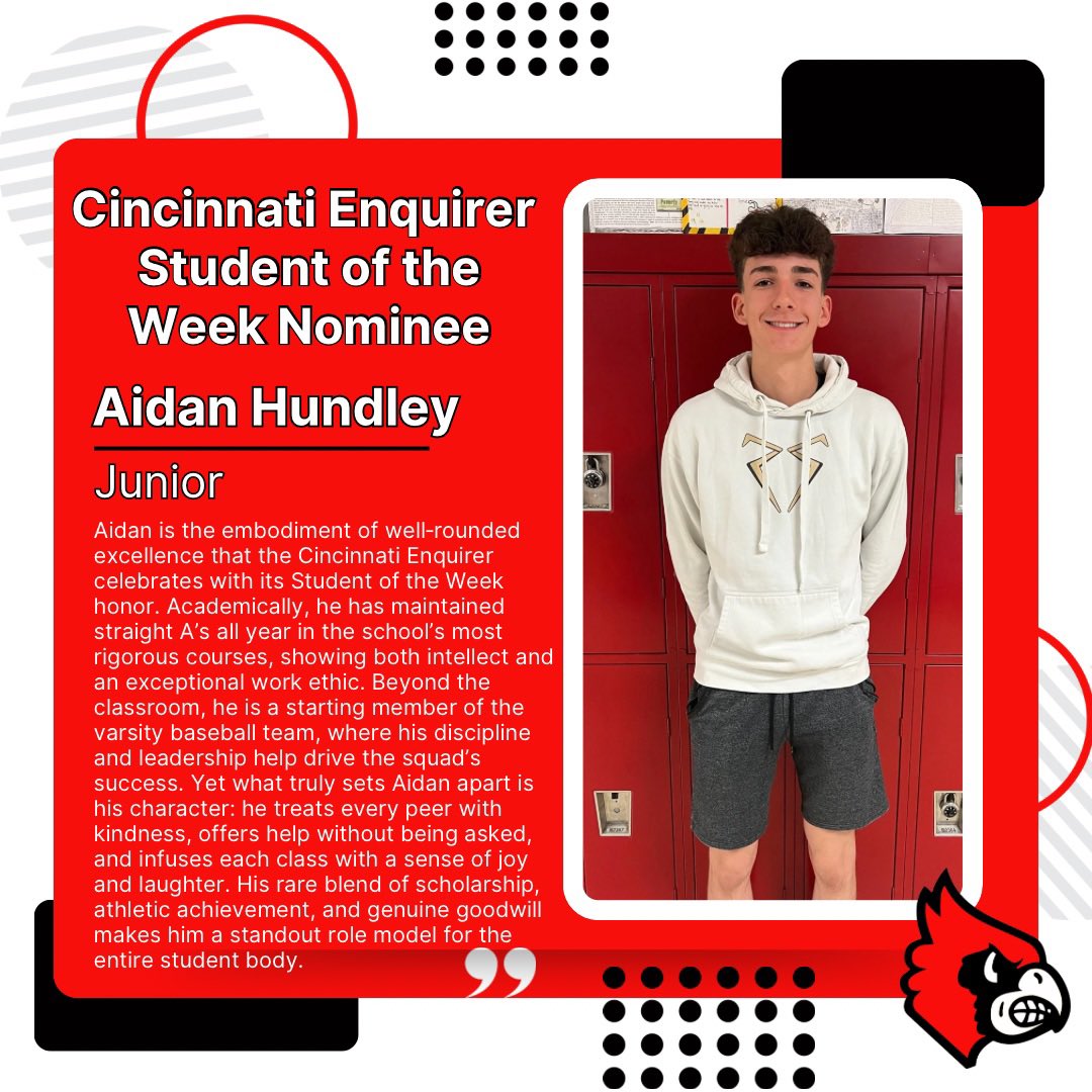Vote for Aidan Hundley for the Cincinnati Enquirer Student of the Week! 

cincinnati.com/story/news/edu…