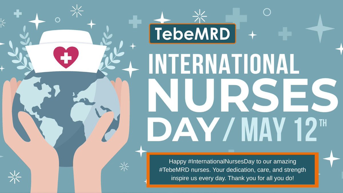 To all the research nurses working on the TebeMRD trial.

#InternationalNursesDay #InternationalNursesDay2025