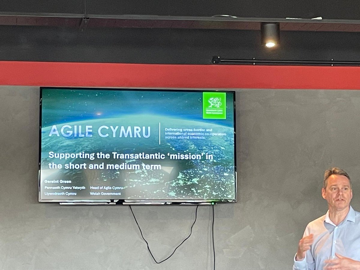 Irish and Celtic Sea Network (@irishcelticsea) on Twitter photo Geraint Green, Head of Agile Cymru, welcomes CPMR Transatlantic project delegates to North Wales — setting the stage for discussions on #BlueEconomy cooperation and future opportunities.
#BlueEconomy
#AgileCymru
#CPMR
<a href="/CymruYstwyth/">Cymru Ystwyth / Agile Cymru</a> Geraint Green, Head of Agile Cymru, welcomes CPMR Transatlantic project delegates to North Wales — setting the stage for discussions on #BlueEconomy cooperation and future opportunities.
#BlueEconomy
#AgileCymru
#CPMR
<a href="/CymruYstwyth/">Cymru Ystwyth / Agile Cymru</a>