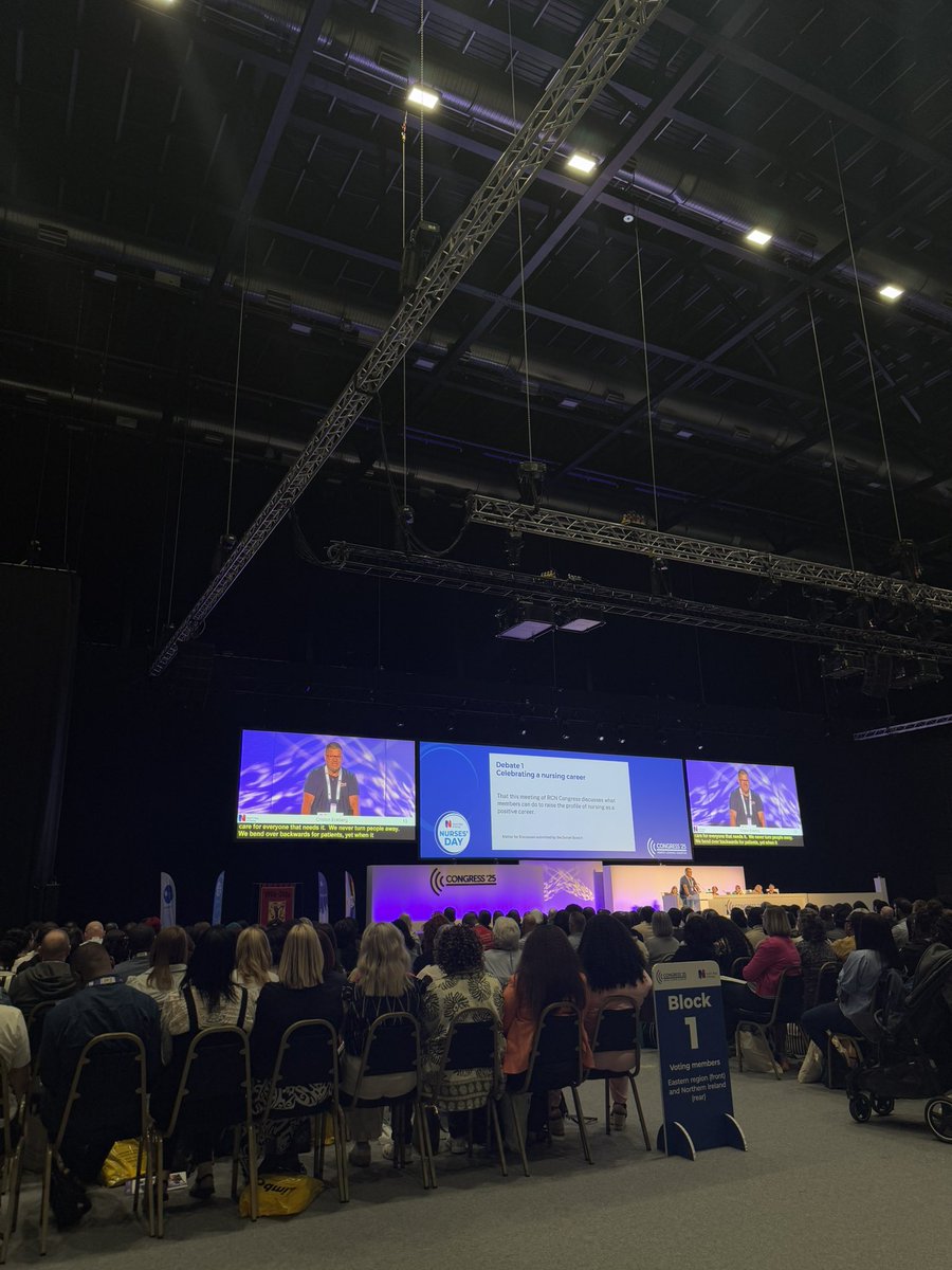 #debate 1- how can we raise the profile of nursing as a positive career? Criston has made the point of how toxic work place environments can affect this!
We are “the shop window” for nursing, let’s make a change, support our peers and influence the future of nursing🙌🏼🙌🏼 #RCN25