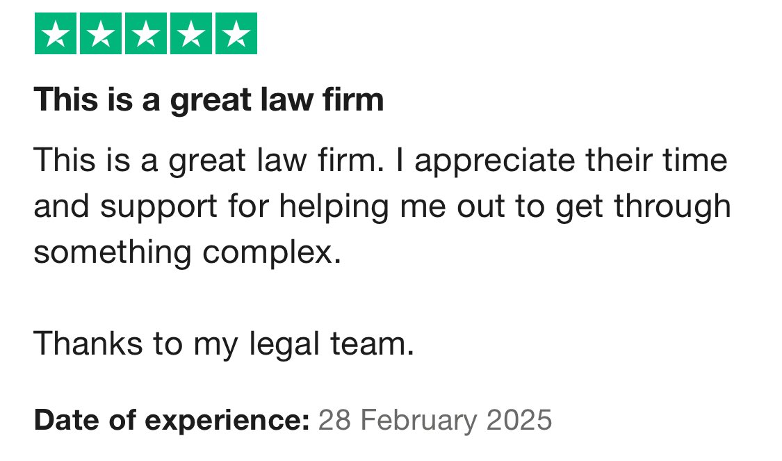 Some of our amazing 5-star reviews for SI Resolve.

Well done team! ⭐️

#seriousinjury #irwinmitchell #seriousinjuryresolve #clientcare #review