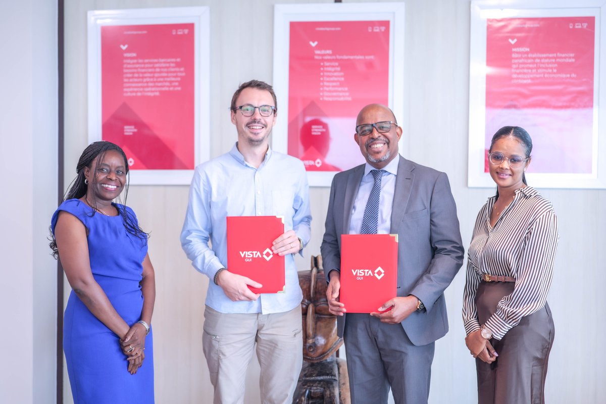 #RSEVistaGui

Nous avons officiellement renouvelé notre engagement aux côtés du Dispensaire Saint Gabriel à travers la signature d’un nouvel accord de partenariat.
🎯 Objectif : soutenir la prise en charge des femmes enceintes et des enfants.

#VistaGui, une banque citoyenne !