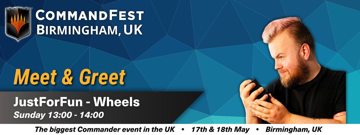 If you're heading to <a href="/AxionNow/">AxionNow</a>'s Commander Fest on the 17th and 18th then not only could you play some pauper against us in the Commoner's Cup but we're also doing a little meet and greet!

Come and say hi on Sunday at 1pm and we'll draw you a token 👀