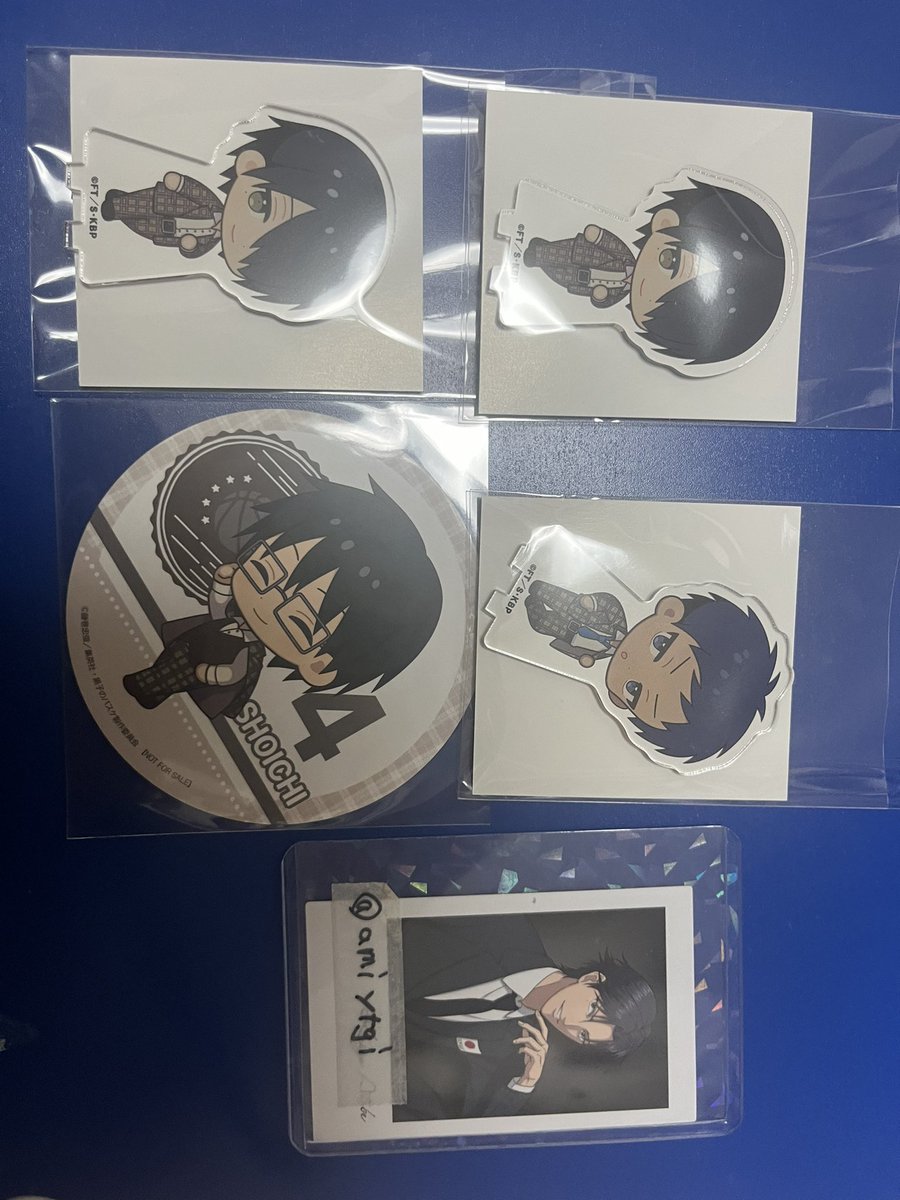 【交換譲渡】黒子のバスケ　黒バス　アニカフェ　アニメイトカフェ　アクリルスタンド　アクスタ

譲)アクスタ⭐︎青峰、氷室2
コースター今吉

求)アクスタ　花宮(花宮と同時のみ笠松も求めております)
郵送希望。