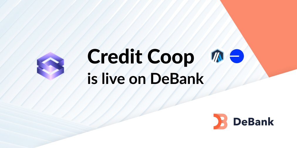 5/7 Credit Coop's portfolio is now tracked on debank.com!

<a href="/creditcoop_xyz/">Credit Coop</a> (<a href="/arbitrum/">Arbitrum</a> &amp; <a href="/base/">Base</a> versions)