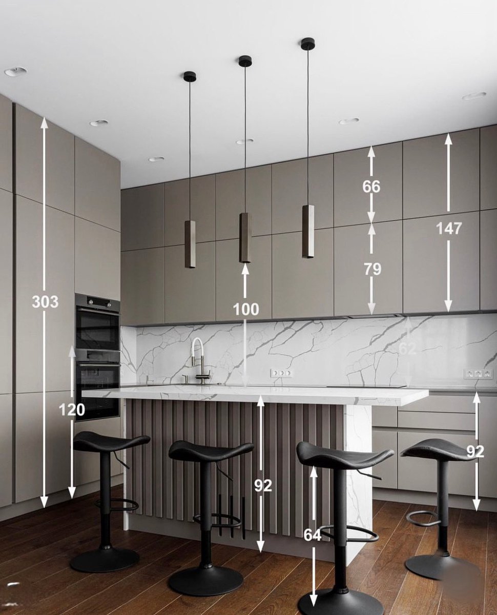 💡مقاسات وتفصيلية مهمة لتوضيح أجزاء #المطبخ👌🏻
#تصميم_داخلي #ديكورات #مخطط #تصميم #مهندس_معماري #مخطط_فلا  #تصميمي #مراجعة_تصاميم_المتابعين